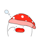 白い生き物。（個別スタンプ：7）