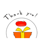 白い生き物。（個別スタンプ：15）