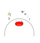 白い生き物。（個別スタンプ：17）
