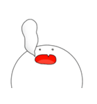 白い生き物。（個別スタンプ：23）