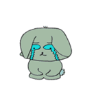 Cute rabbits are here Playing（個別スタンプ：15）