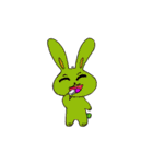 Cute rabbits are here Playing（個別スタンプ：17）