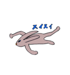 Cute rabbits are here Playing（個別スタンプ：22）