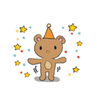 豆くまの日常スタンプ（個別スタンプ：21）