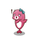 Ung-Ung with her bear（個別スタンプ：6）