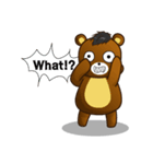Ung-Ung with her bear（個別スタンプ：8）