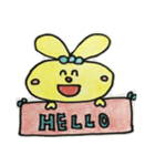 ウサちゃんスタンプ（個別スタンプ：16）