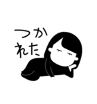 細い目で表情のない女の子スタンプ（個別スタンプ：13）
