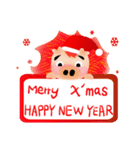 Lion pigs merry x'max（個別スタンプ：9）