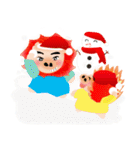 Lion pigs merry x'max（個別スタンプ：18）