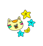 カラフルネコちゃん（個別スタンプ：2）