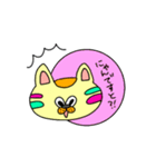 カラフルネコちゃん（個別スタンプ：6）