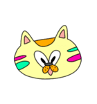 カラフルネコちゃん（個別スタンプ：15）