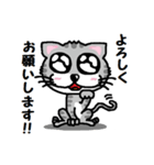 『うるキャラ』ネコさん！アメショ編・敬語（個別スタンプ：1）