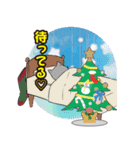 クリスマスと年末〜銀猫アルジャン（個別スタンプ：2）