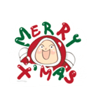 Happy Girl And Happy Christmas Day（個別スタンプ：2）
