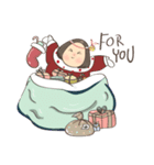 Happy Girl And Happy Christmas Day（個別スタンプ：5）