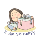 Happy Girl And Happy Christmas Day（個別スタンプ：8）