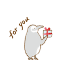 ペンギンとくまとうさぎまん（Xmas ver.）（個別スタンプ：7）