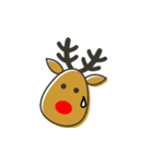 Xmas Deer（個別スタンプ：4）