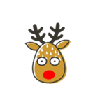 Xmas Deer（個別スタンプ：12）