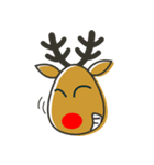 Xmas Deer（個別スタンプ：15）