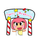 Hi！ Merry Christmas and Happy new year.（個別スタンプ：1）