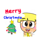 Hi！ Merry Christmas and Happy new year.（個別スタンプ：9）