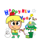 Hi！ Merry Christmas and Happy new year.（個別スタンプ：13）