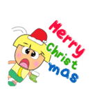 Hi！ Merry Christmas and Happy new year.（個別スタンプ：15）