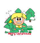 Hi！ Merry Christmas and Happy new year.（個別スタンプ：18）