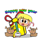 Hi！ Merry Christmas and Happy new year.（個別スタンプ：19）