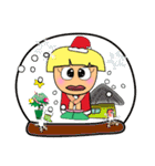 Hi！ Merry Christmas and Happy new year.（個別スタンプ：20）