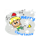 Hi！ Merry Christmas and Happy new year.（個別スタンプ：25）