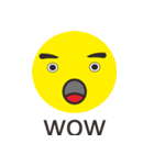 SMILEY THICK EYEBROWS（個別スタンプ：2）