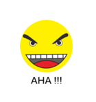 SMILEY THICK EYEBROWS（個別スタンプ：4）