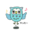ミミズクくん（個別スタンプ：4）