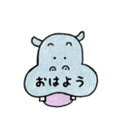 hippo stickers 1（個別スタンプ：19）