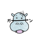 hippo stickers 1（個別スタンプ：30）