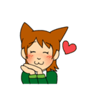 猫女子にゃー子さん（個別スタンプ：6）