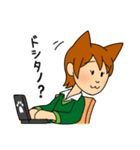 猫女子にゃー子さん（個別スタンプ：12）