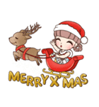Merry Christmas with santa Nami（個別スタンプ：2）