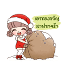 Merry Christmas with santa Nami（個別スタンプ：4）