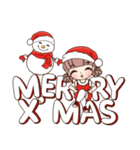 Merry Christmas with santa Nami（個別スタンプ：7）