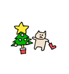 クリスマス☆年末年始ネコ（個別スタンプ：3）
