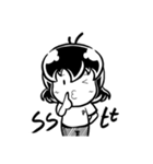 Sketchistory 2.0 (monochrome)（個別スタンプ：14）