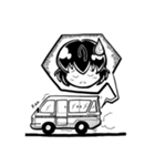 Sketchistory 2.0 (monochrome)（個別スタンプ：38）