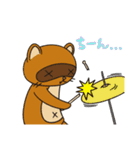 ドラム大好き「ぽこタン」（個別スタンプ：4）