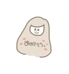 ゆるいおんなのこ（個別スタンプ：3）