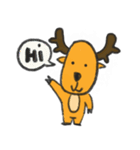 トナカイさんの日常生活（個別スタンプ：1）